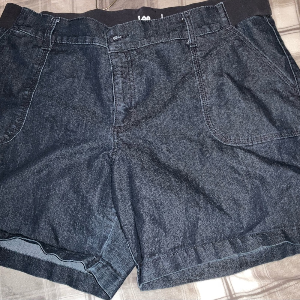 Blue jean shorts